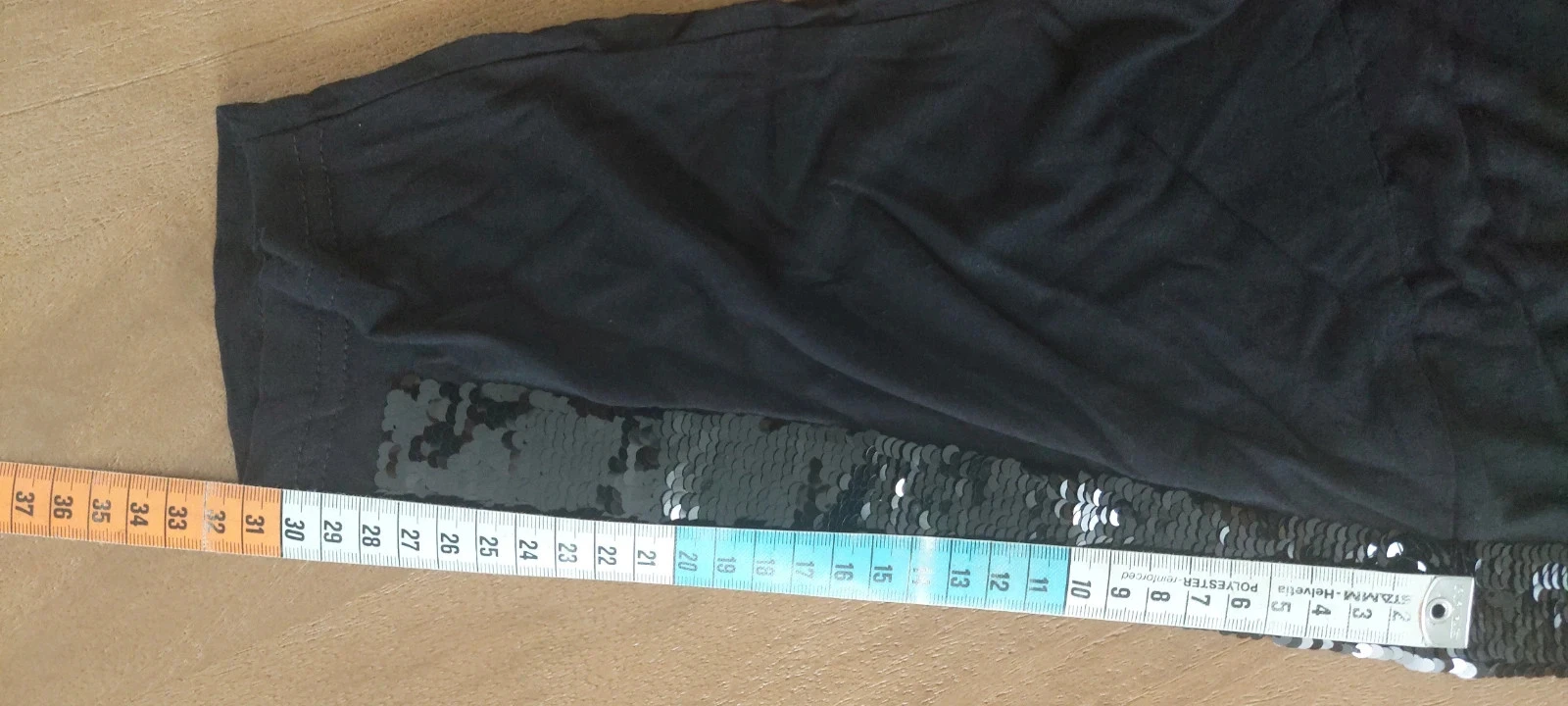 Tunique fluide True Spirit noire à sequins - Taille L – photo 8
